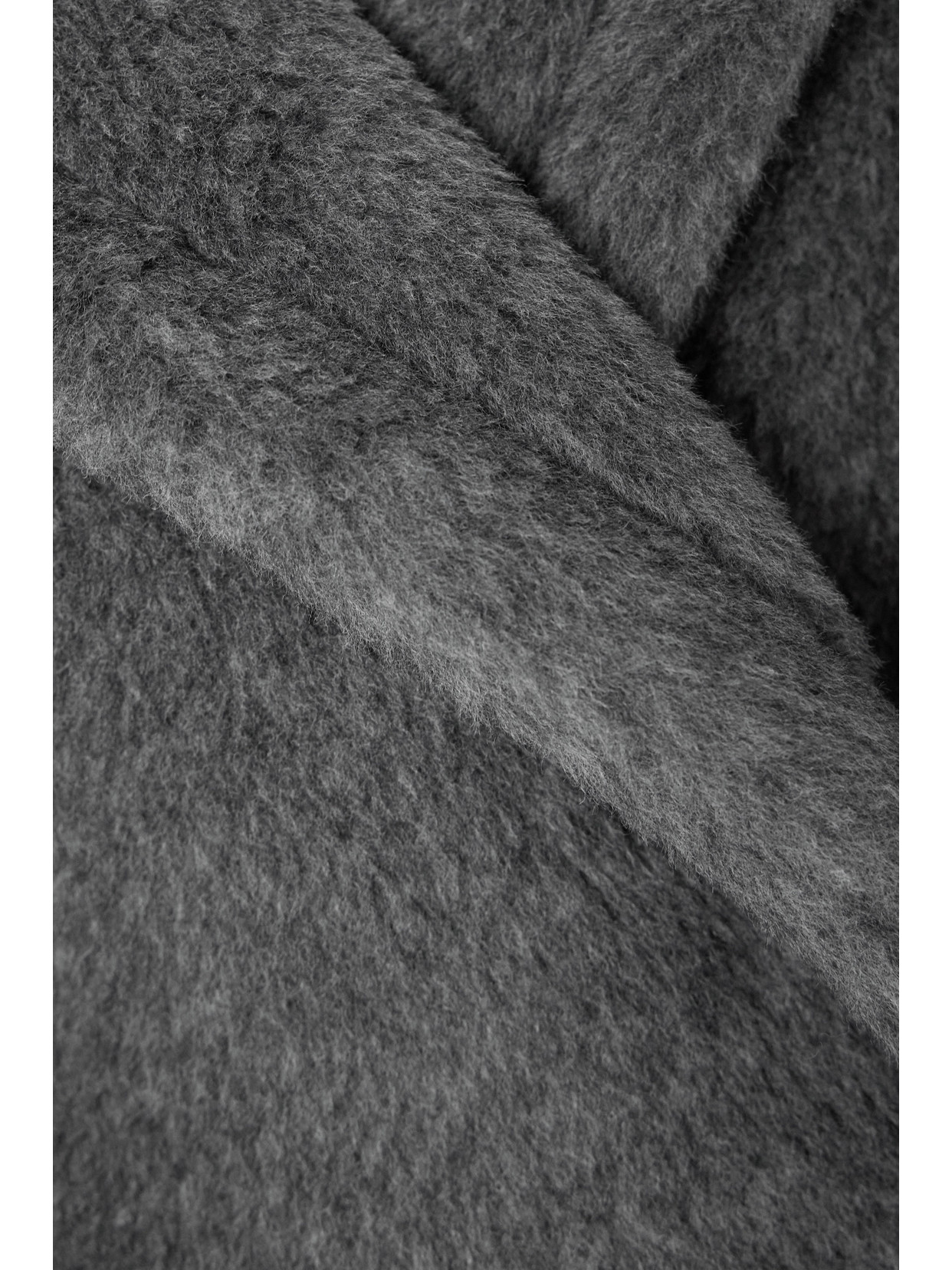 Max Mara Teddy Bear Icon Oversized Wool, Alpaca And Silk-blend Coat In Gray