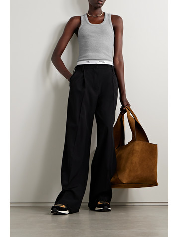Agolde Poppy ribbed stretch organic cotton and TENCEL Lyocell-blend jersey tank