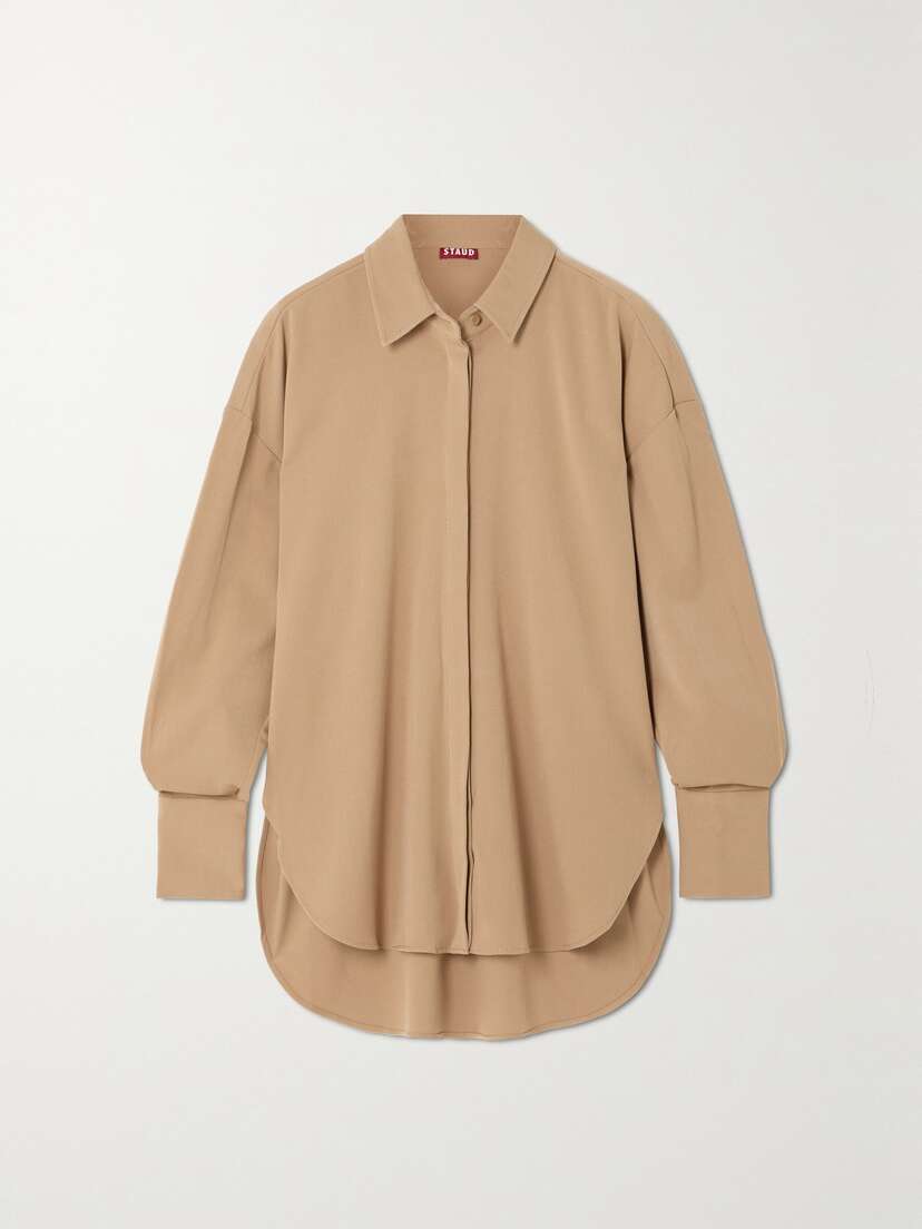 Staud Colton Twill Shirt -  - x large