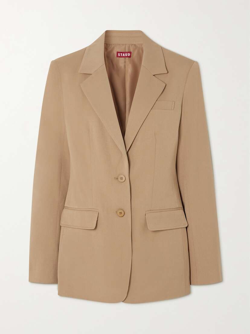 Staud City Twill Blazer - x large