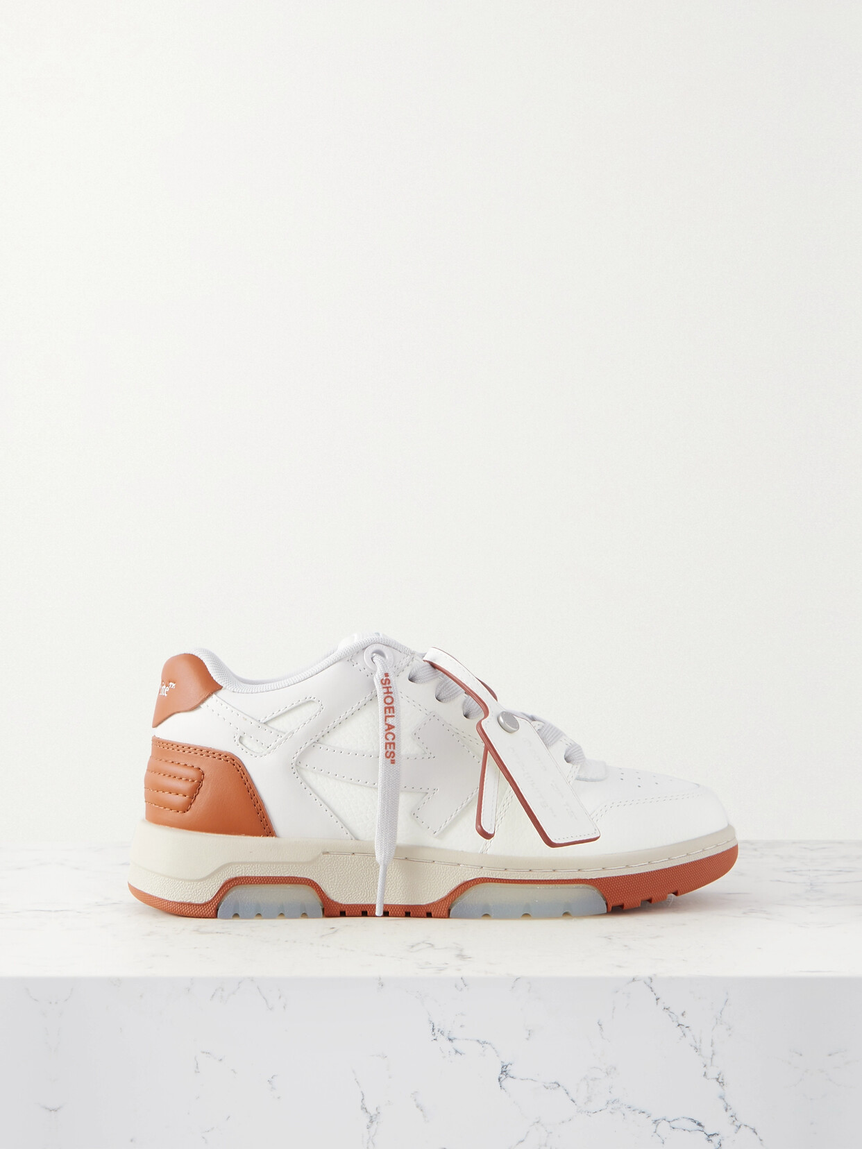 Off-White - Out Of Office Leather Sneakers - FR36