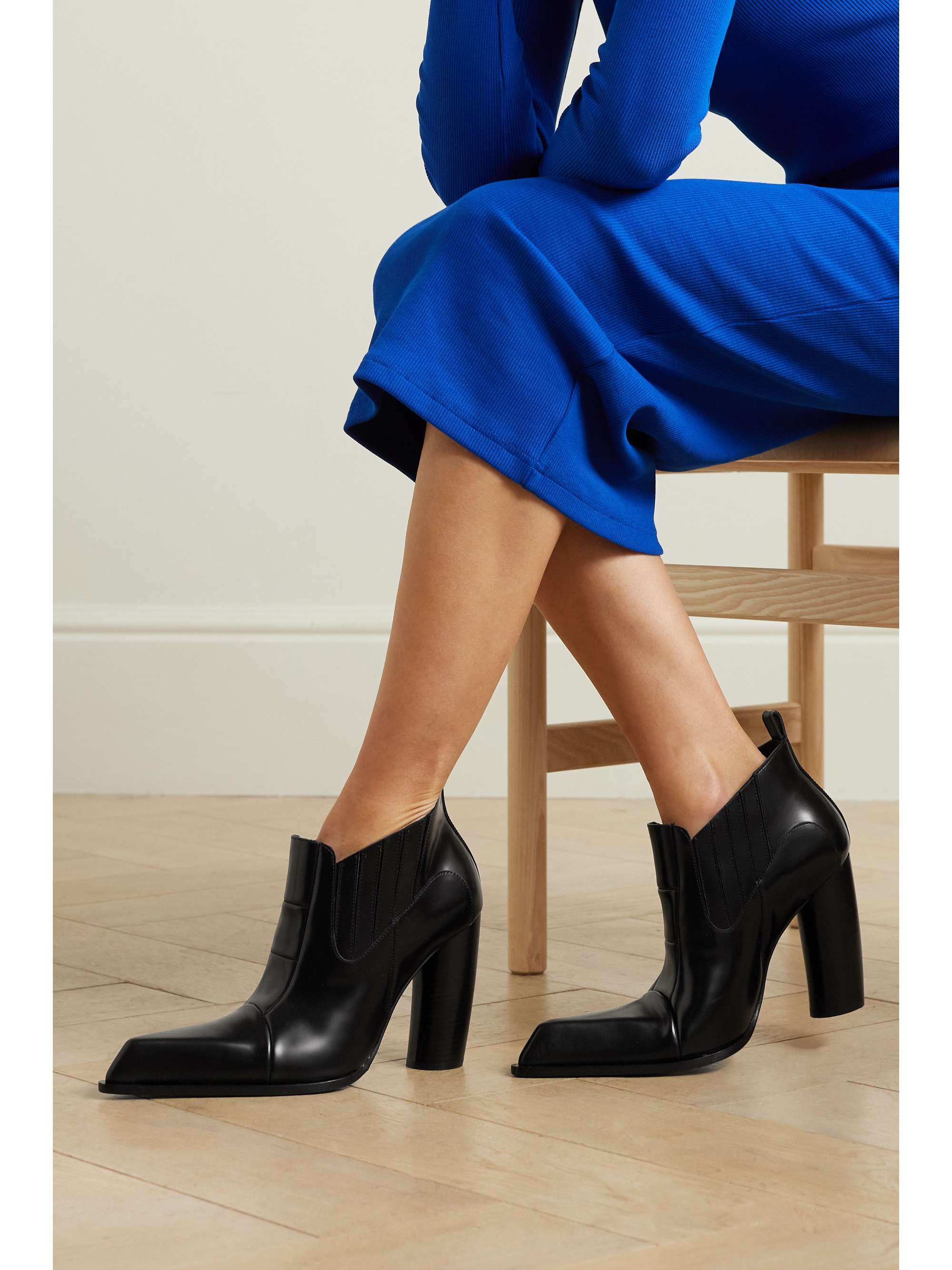 Moon Beatle Shade leather ankle boots