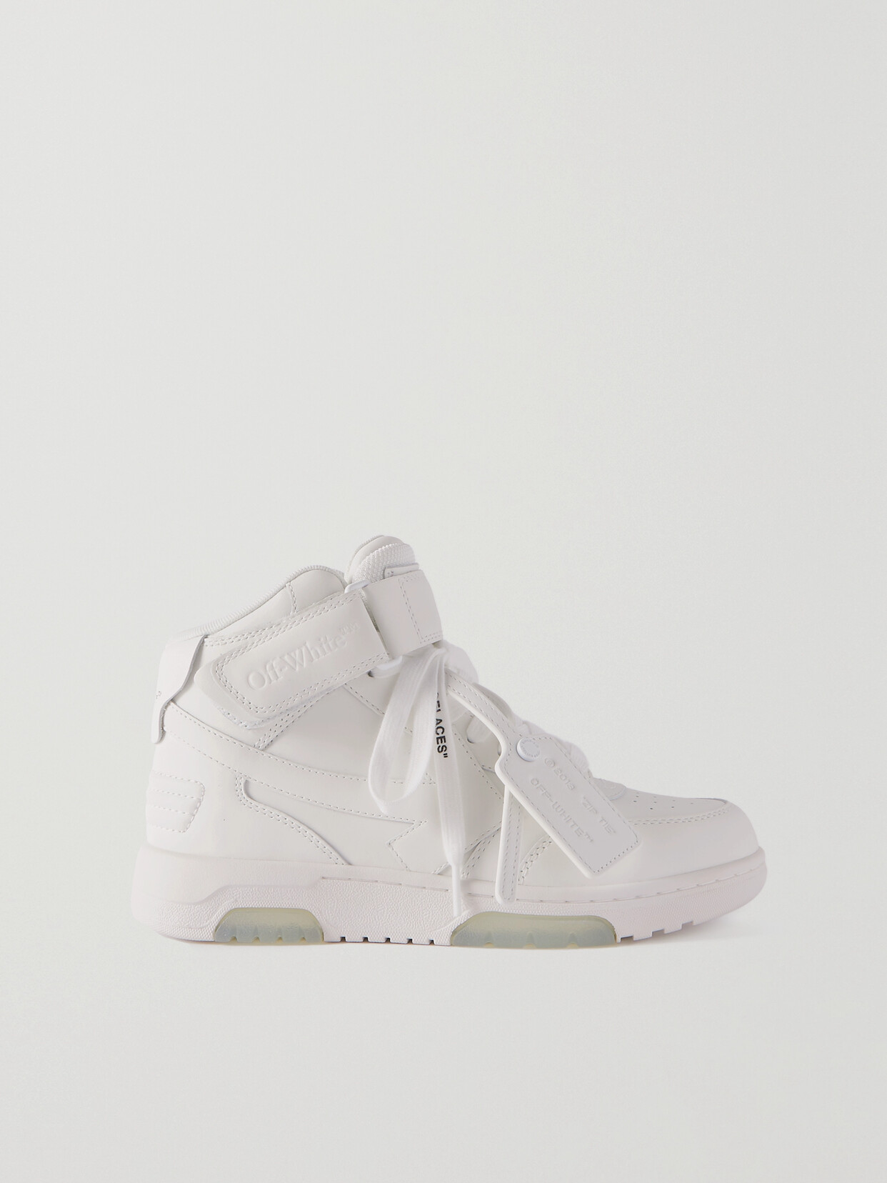 Off-White Out Of Office Leather Mid-top Sneakers - FR39