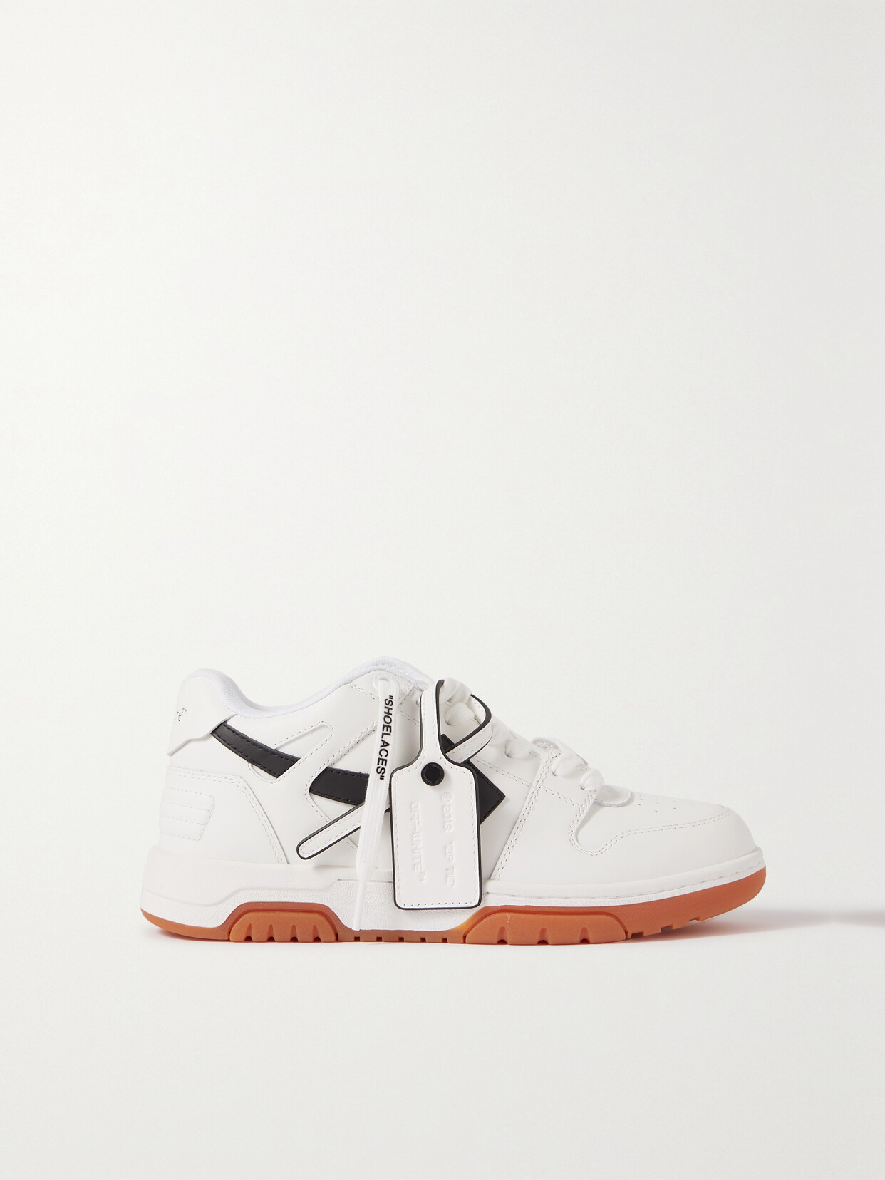 Shop Off-white Out Of Office Leather Sneakers In White