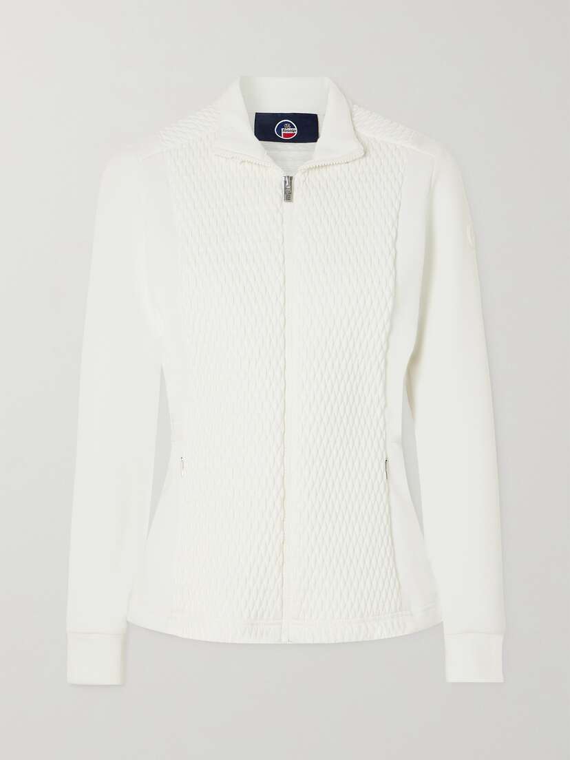Fusalp Meryl Quilted Paneled Shell And Stretch-jersey Ski Jacket