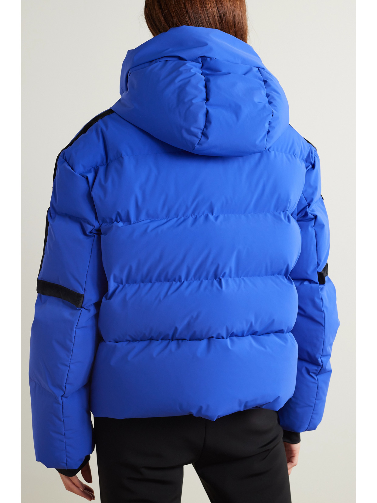 Fusalp Barsy Hooded Quilted Down Ski Jacket In Blue