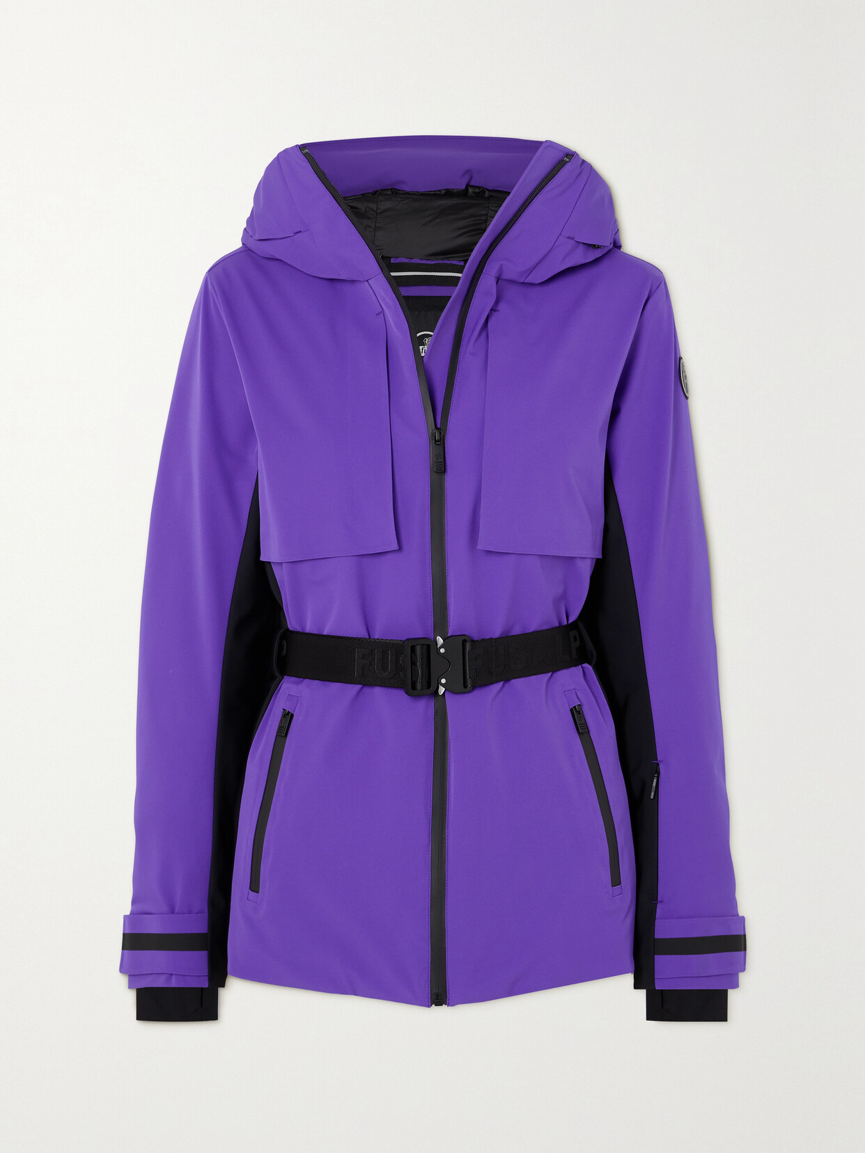 Fusalp Ava Belted Shell Ski Jacket In Purple