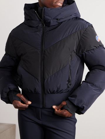 FUSALP Giulia two-tone quilted padded ski jacket