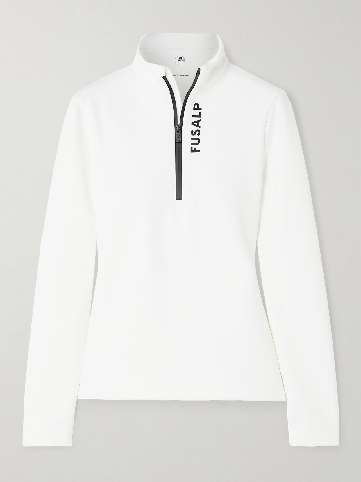 Fusalp Orion Half-zip Jersey Base Layer In Neige