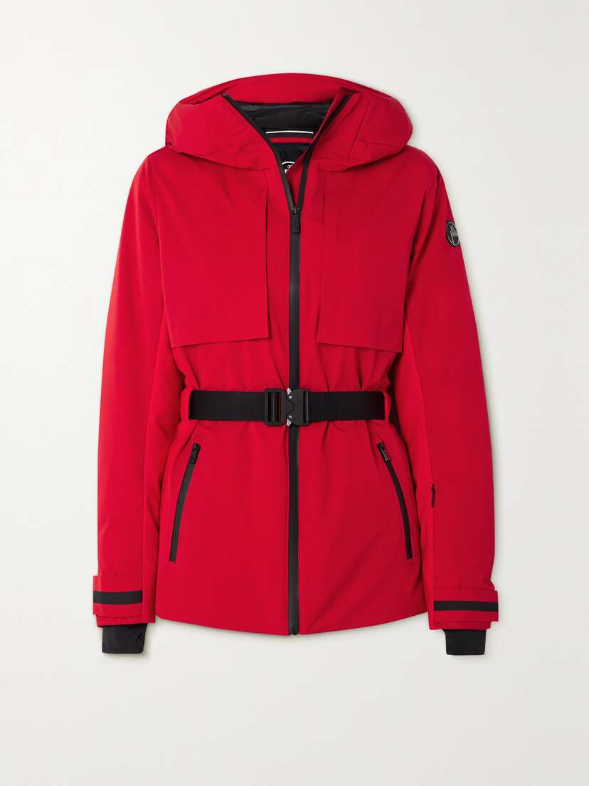 Fusalp Ava Belted Hooded Shell Ski Jacket