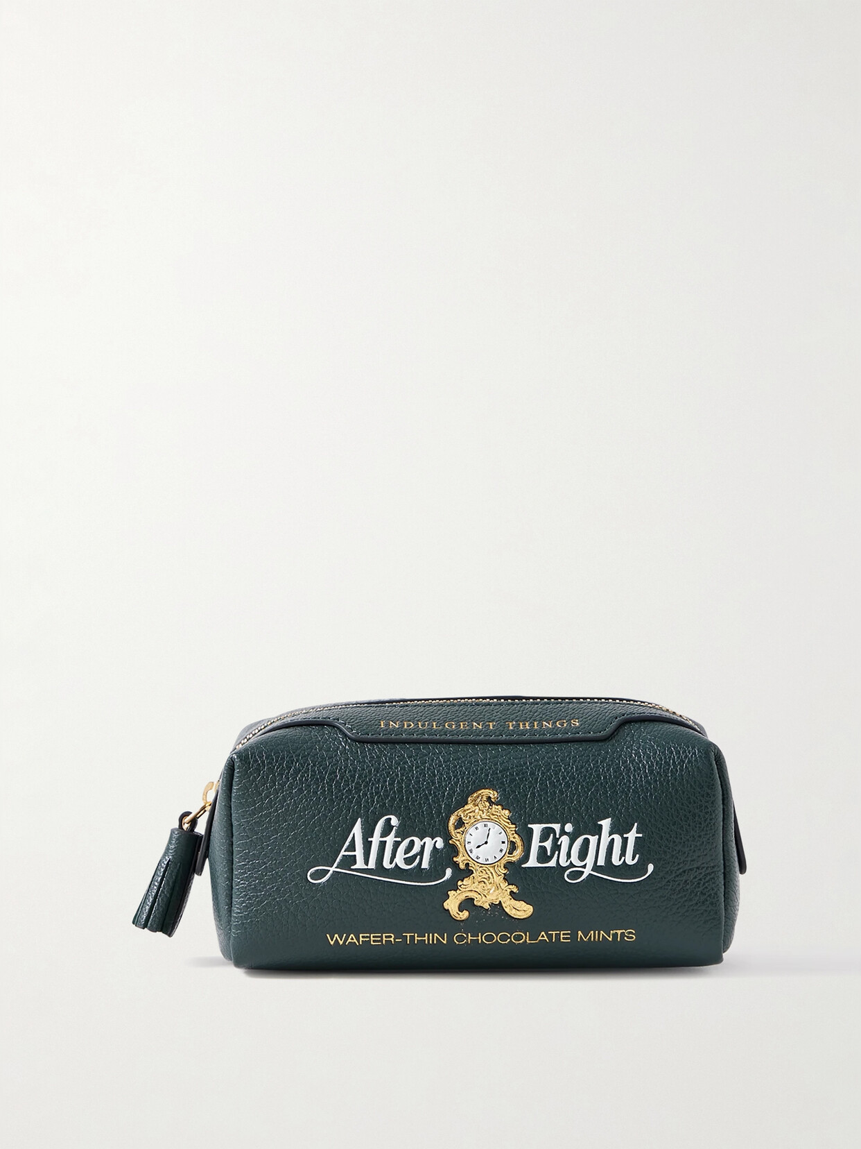 Anya Hindmarch - + After Eight Indulgent Things Printed Leather Cosmetics Case - Green