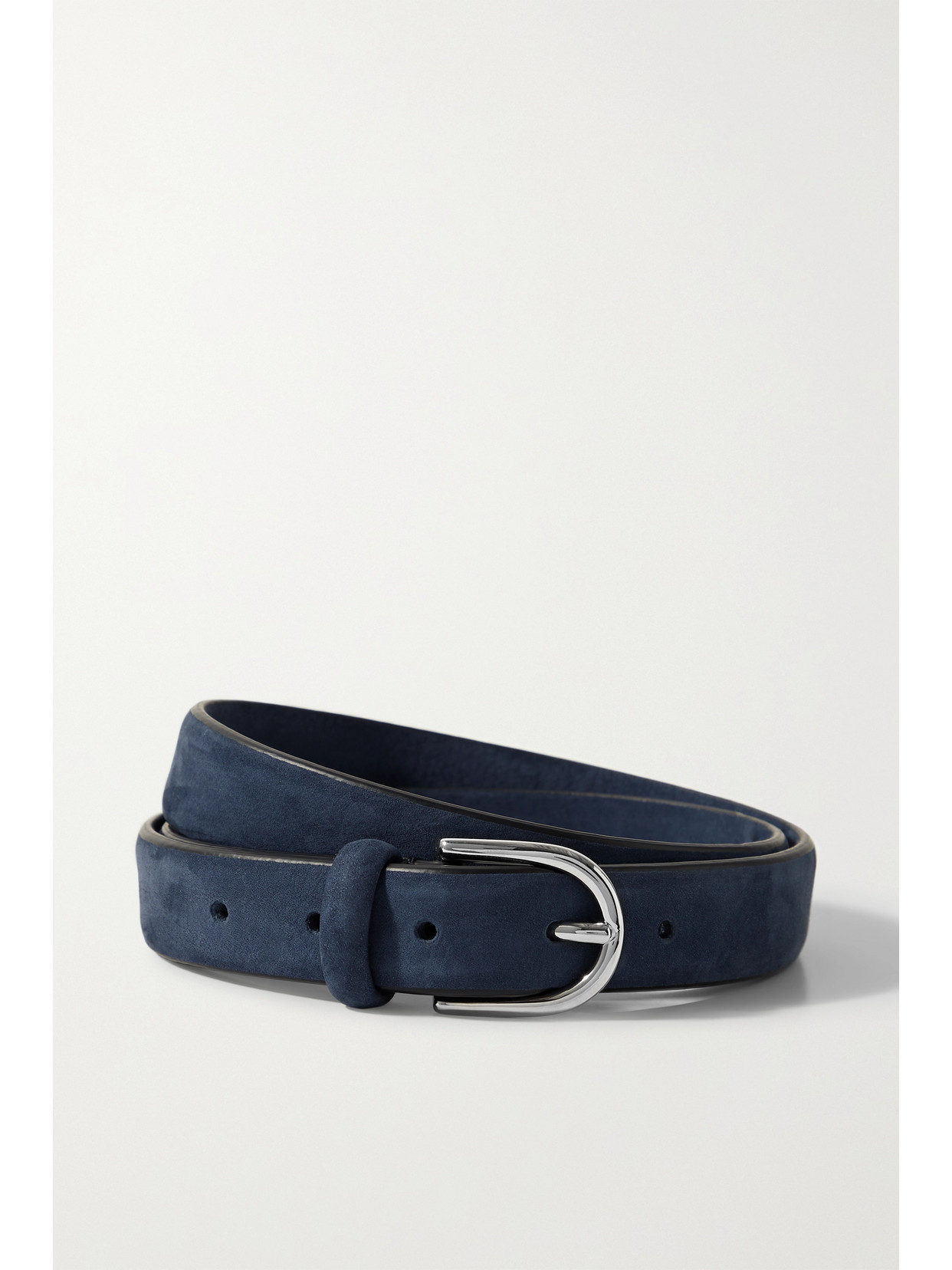 Anderson's Nubuck Belt In Blue