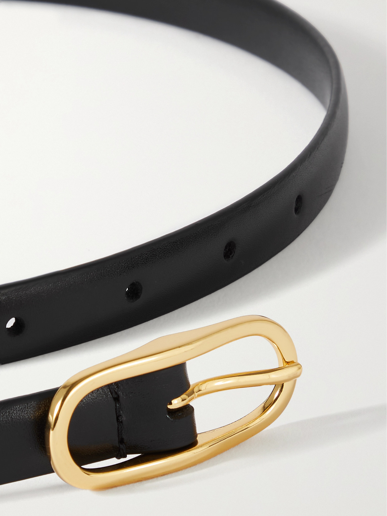 Anderson's Leather Belt In Black