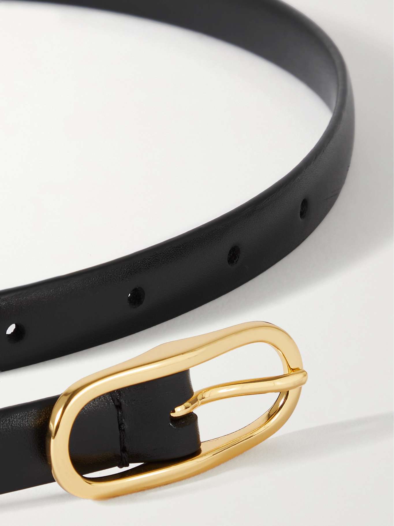 ANDERSON'S Leather belt NETAPORTER