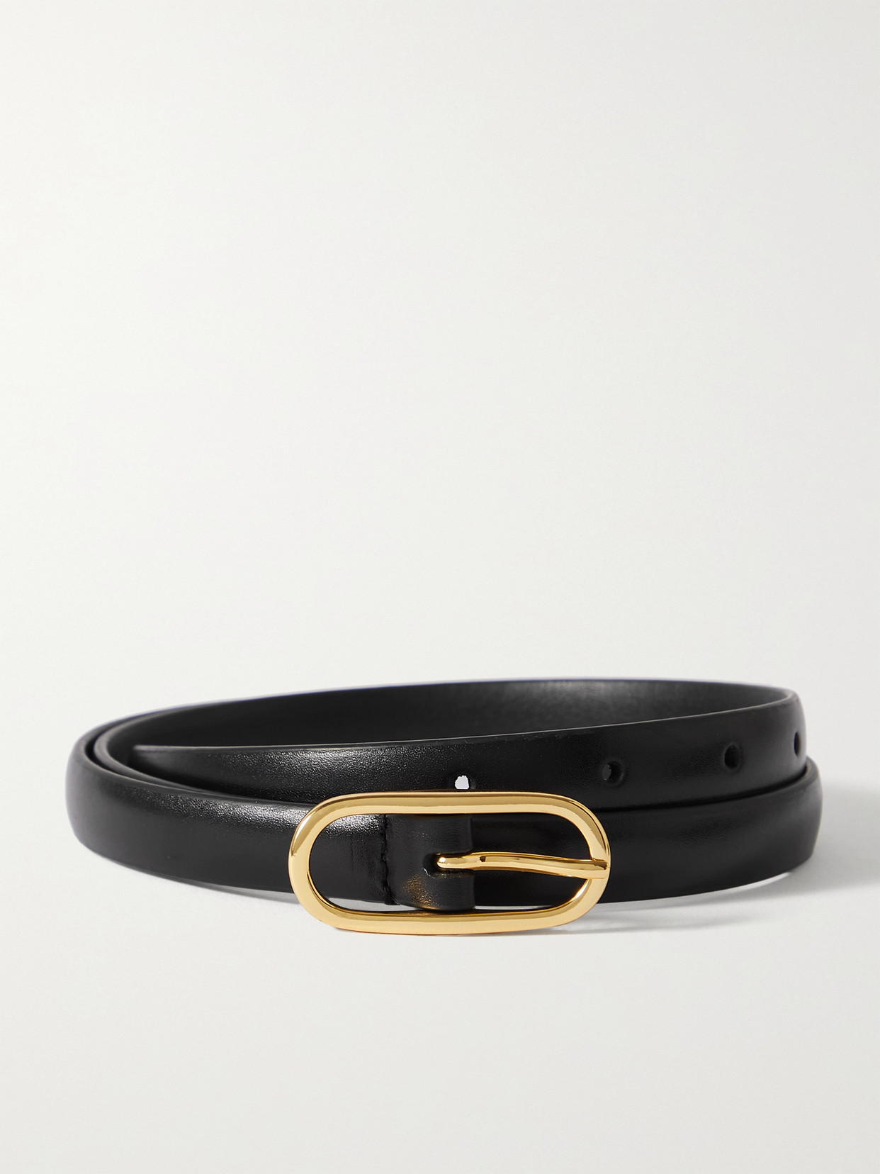 Anderson's Leather Belt In Black