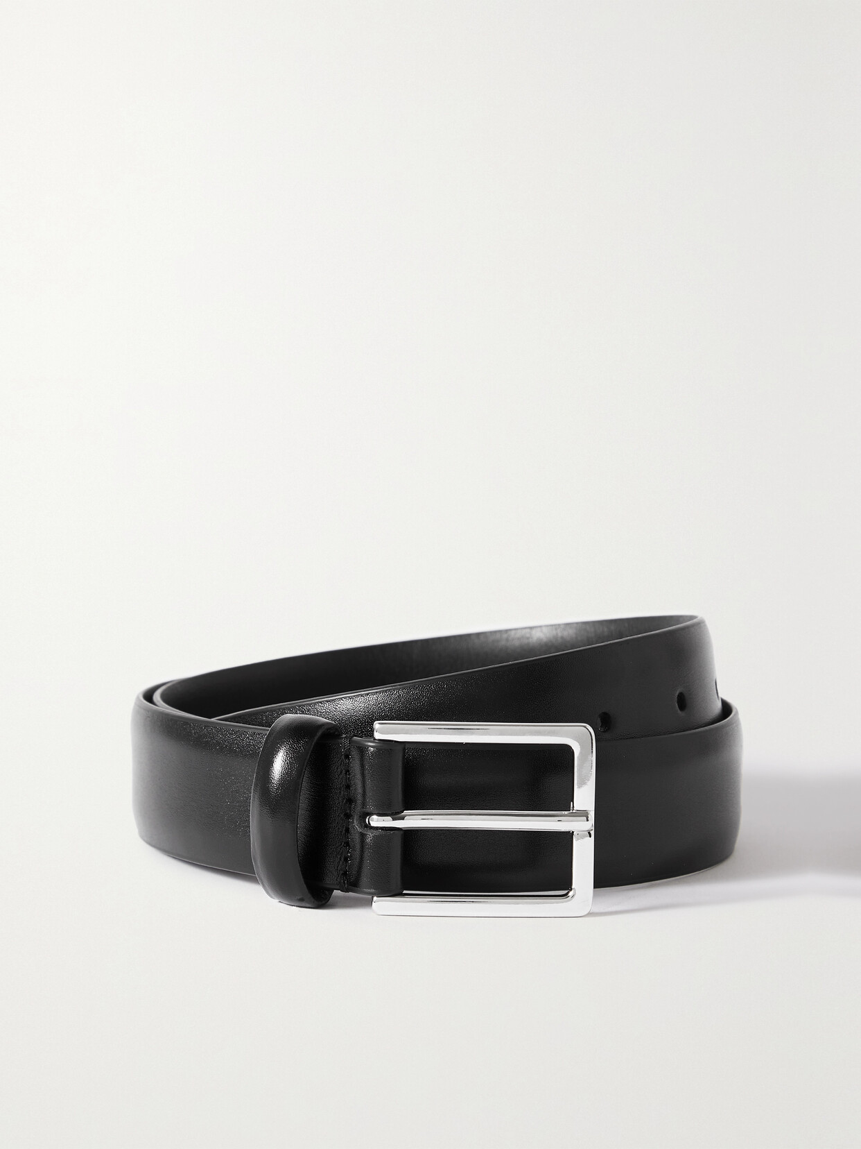 Anderson's Leather Belt In Black