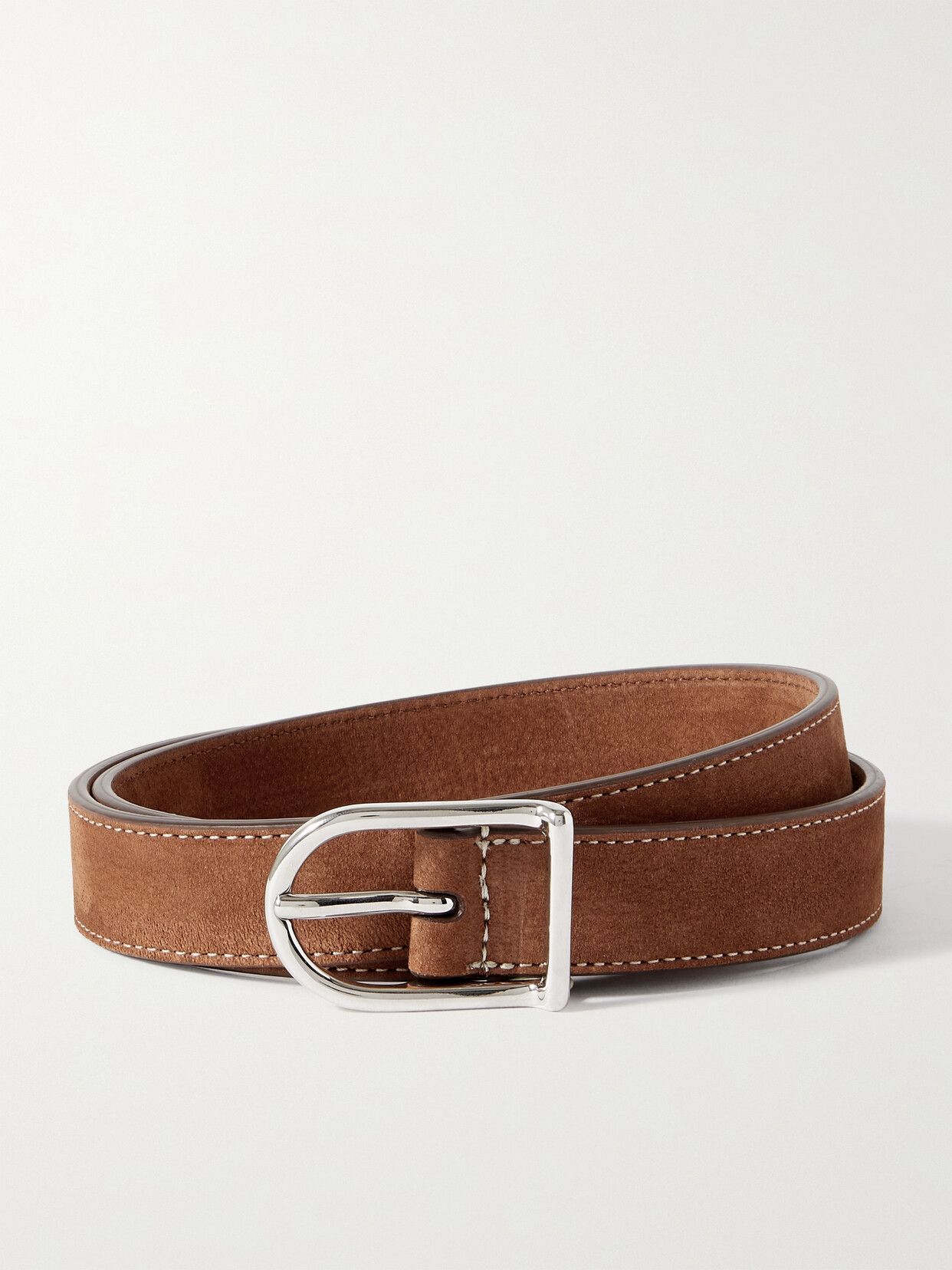 Anderson's - Nubuck Waist Belt - Brown