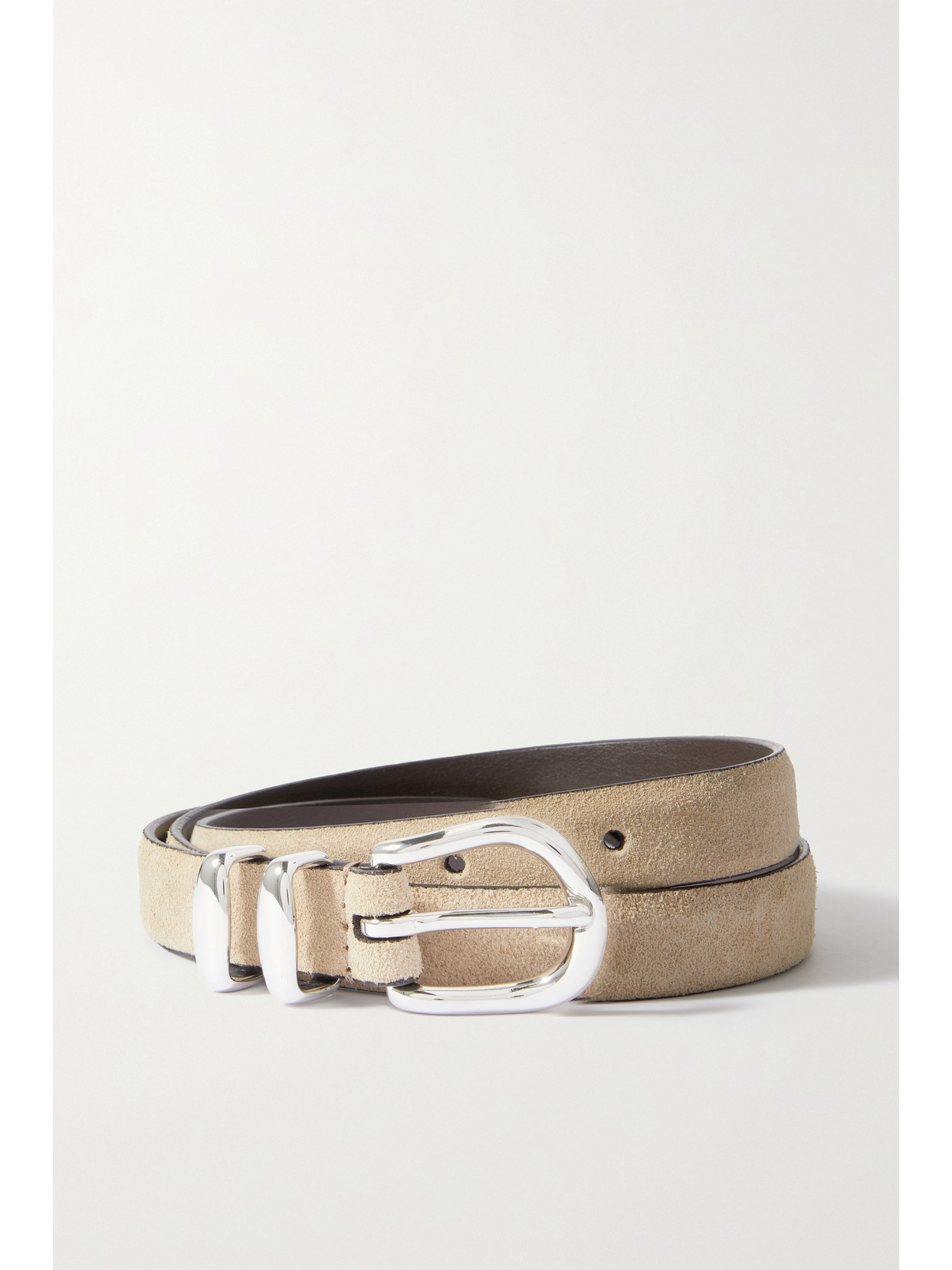 Anderson's - Embellished Suede Belt - Neutrals