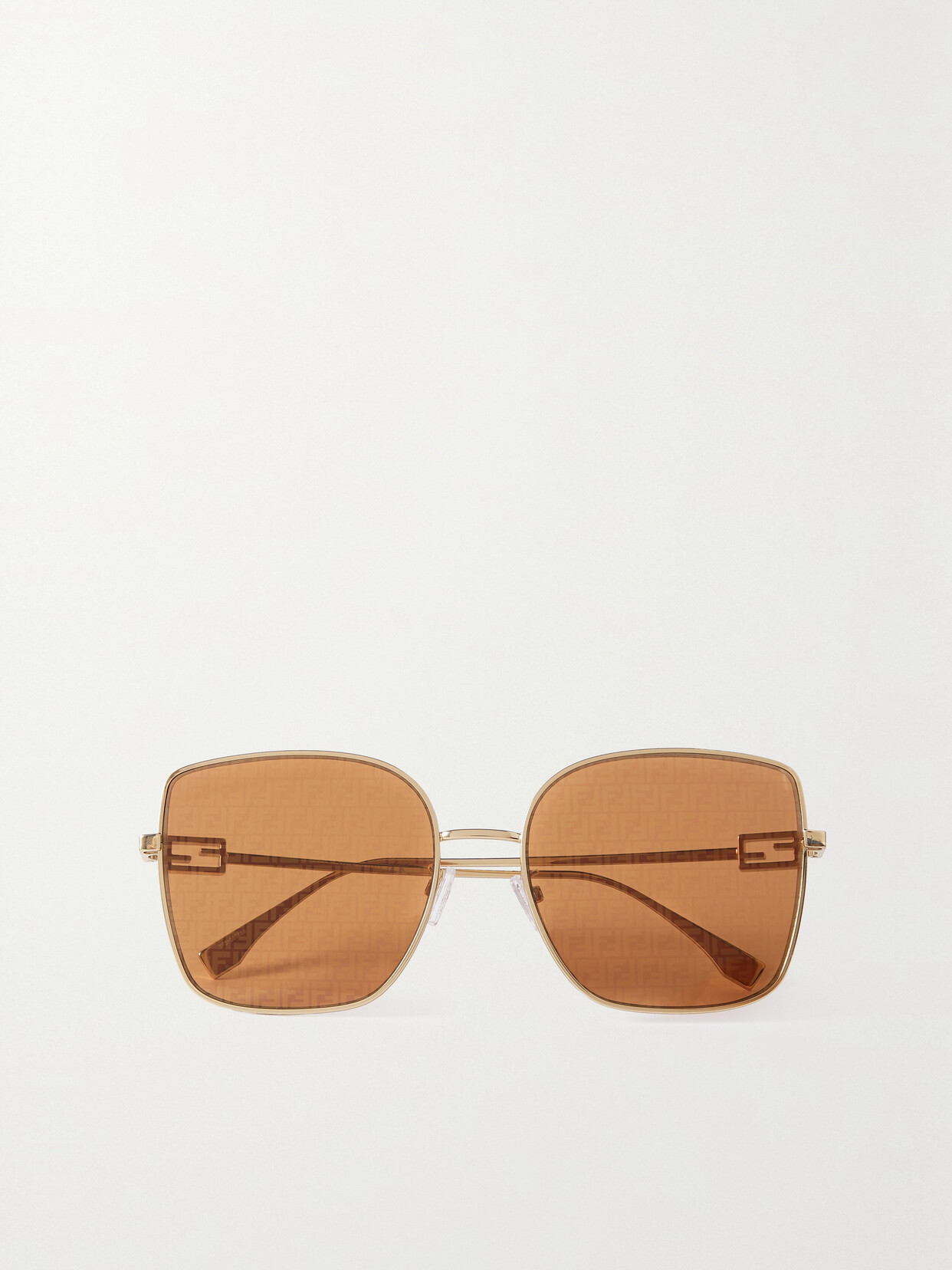 Fendi Square-frame -tone Sunglasses