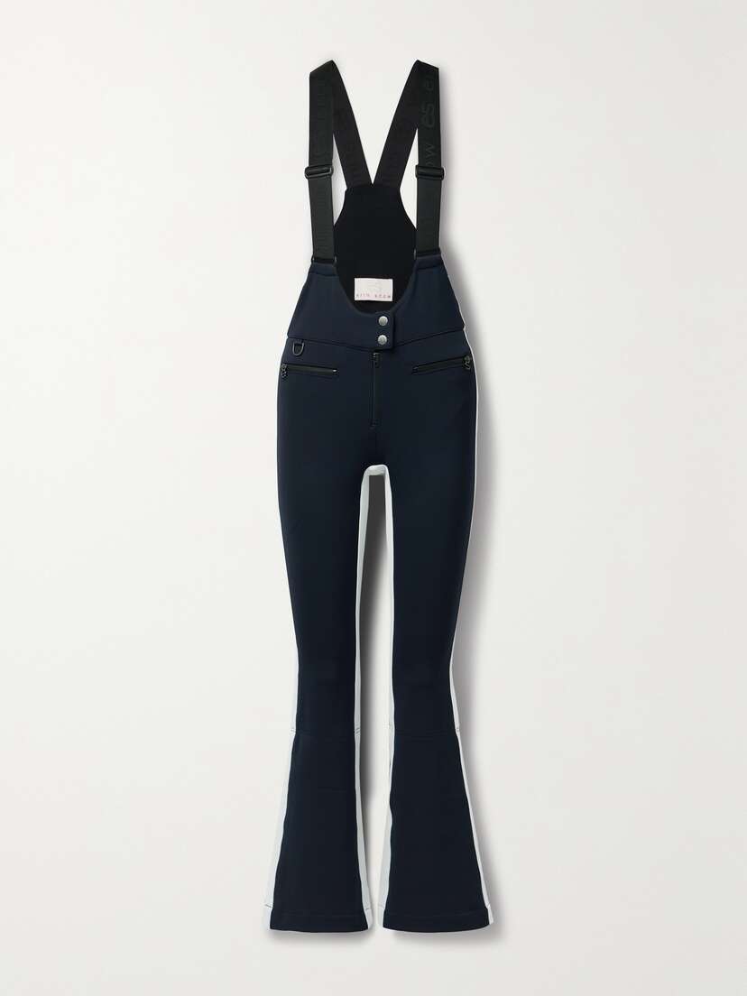 Erin Snow + Net Sustain Kris Striped Bootcut Ski Salopettes