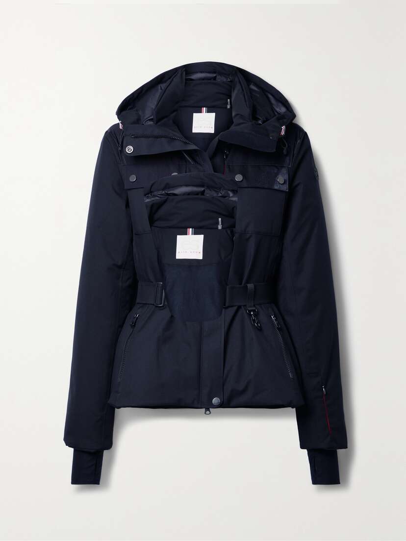 Erin Snow + Net Sustain Diana Hooded Belted Recycled Ski Jacket