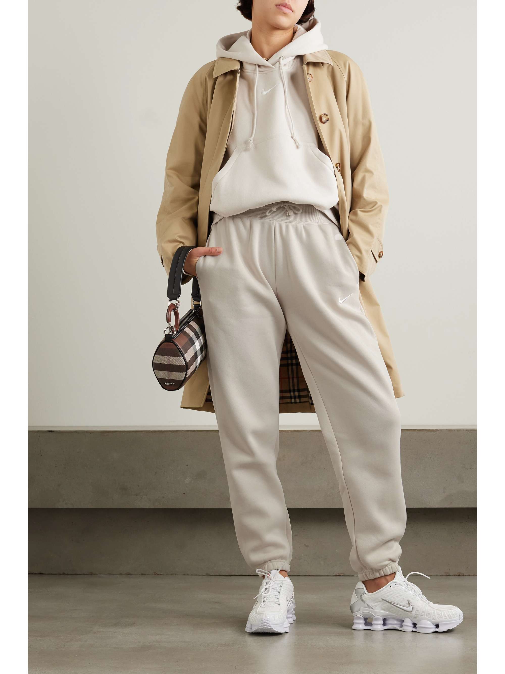Nike cotton blend top track pants