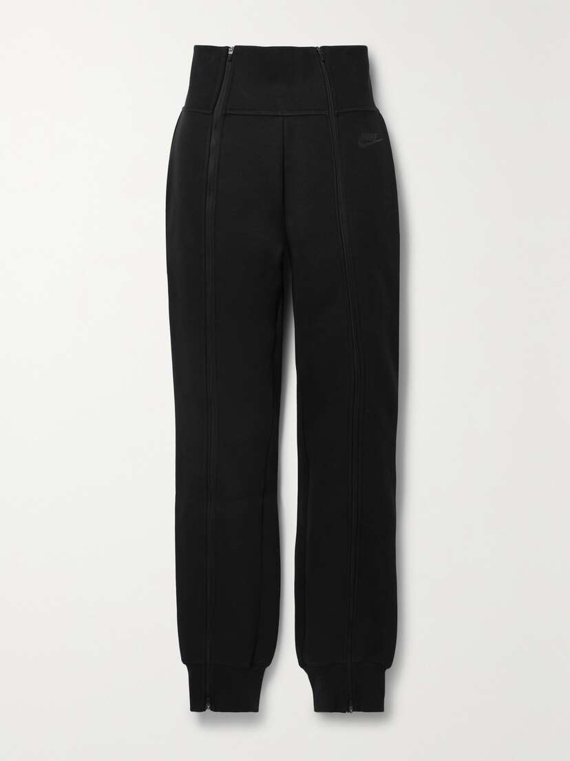 Nike Zip-detailed Cotton-blend Jersey Track Pants