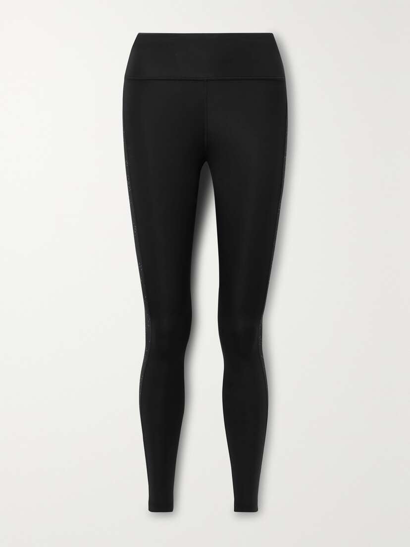 Nike + Net Sustain Run Mesh-paneled Printed Recycled Dri-fit Leggings - x large