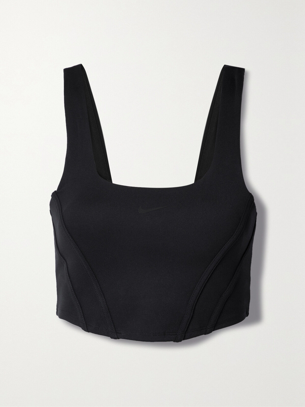 Nike + Net Sustain Flocked Recycled Dri-fit Sports Bra In Black