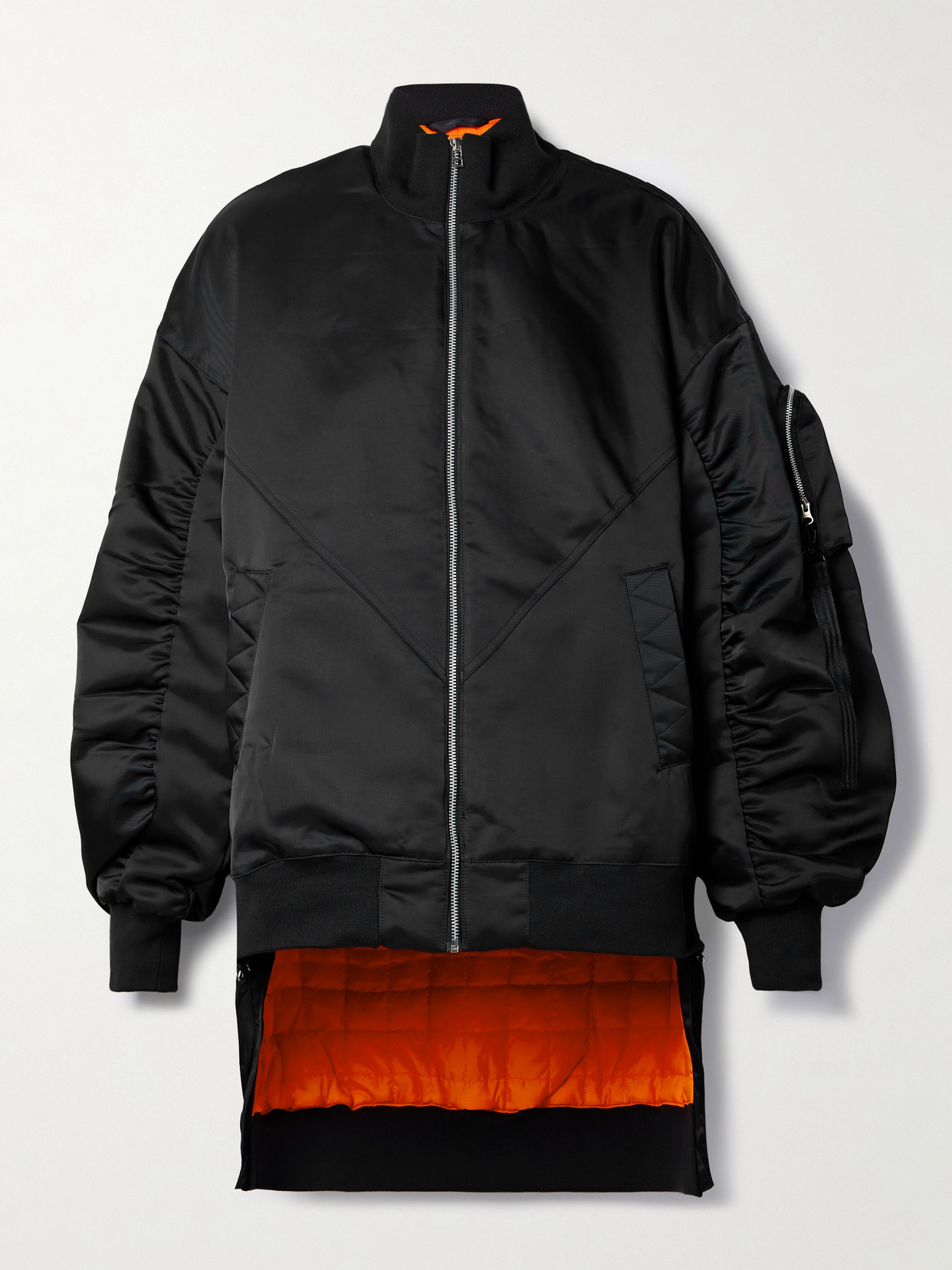 Nike + Net Sustain Asymmetric Therma-fit Shell Jacket - Black