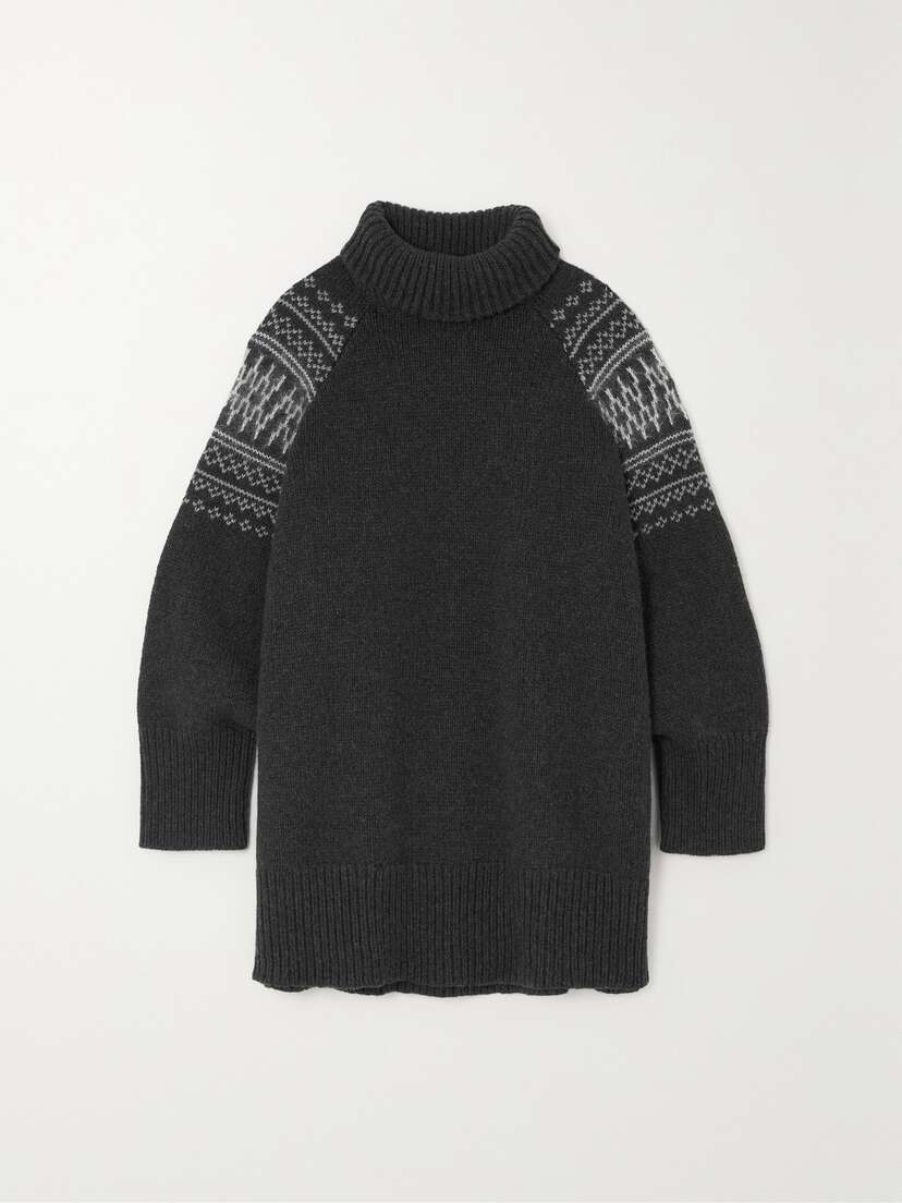 We Norwegians Setesdal Merino Wool And Cashmere-blend Turtleneck Sweater