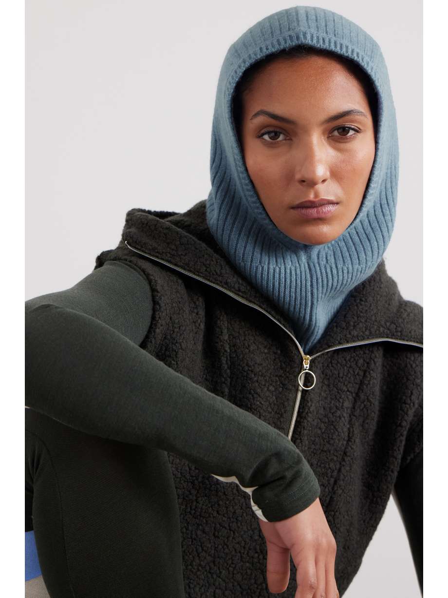 WE NORWEGIANS Blefjell ribbed cashmere balaclava