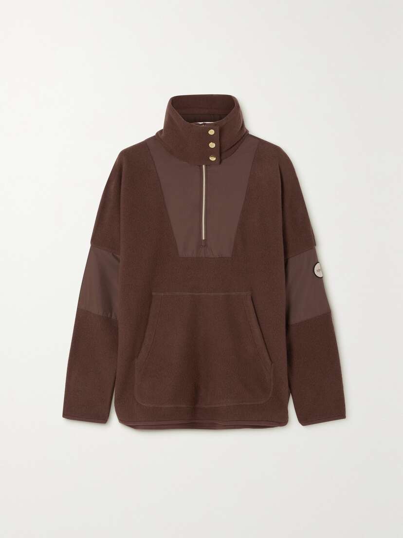 We Norwegians Fonna Shell-trimmed Merino Wool-blend Sweater