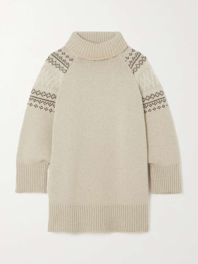 We Norwegians Setesdal Merino Wool And Cashmere-blend Turtleneck Sweater