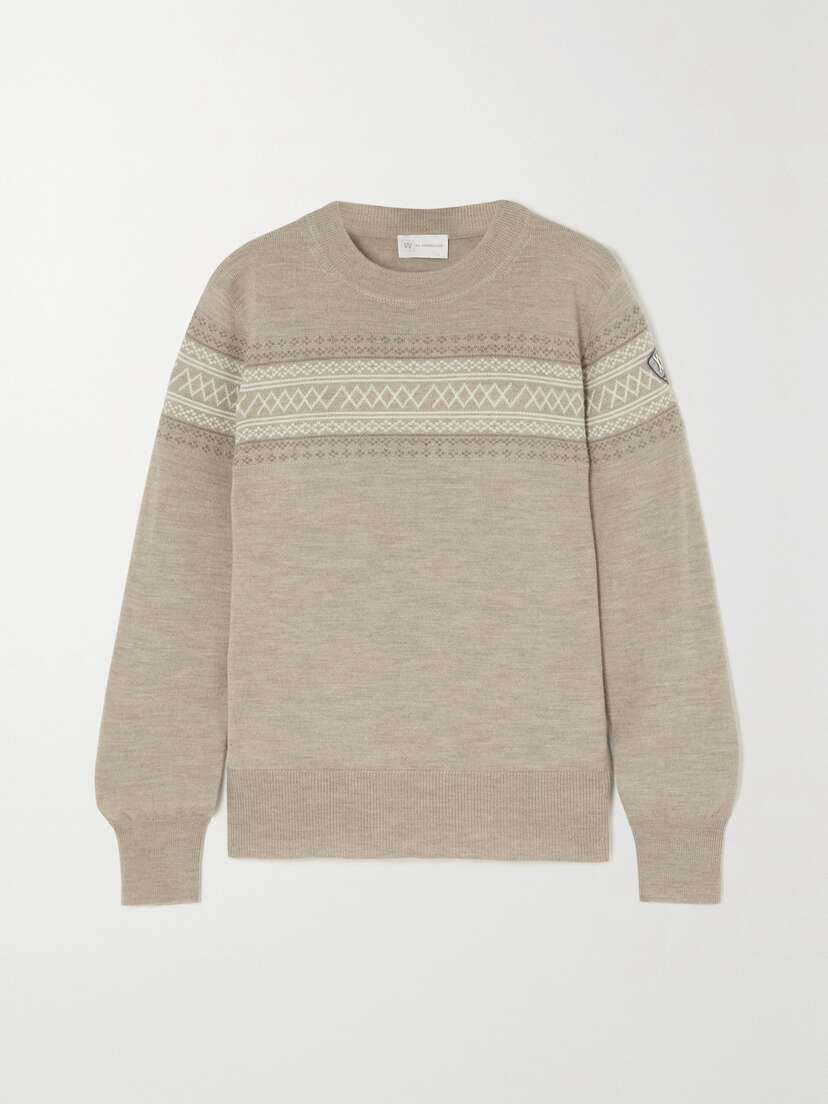 We Norwegians Signature Fair Isle Merino Wool Sweater