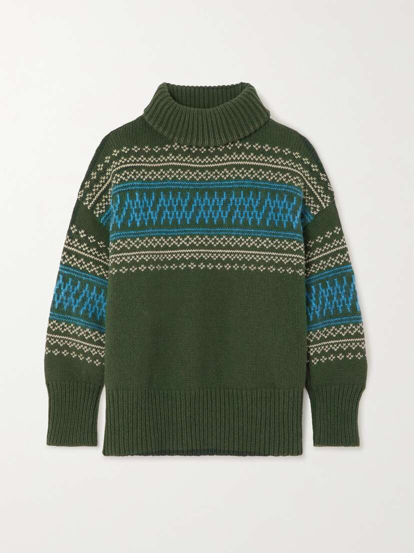 We Norwegians Setesdal Merino Wool And Cashmere-blend Turtleneck Sweater