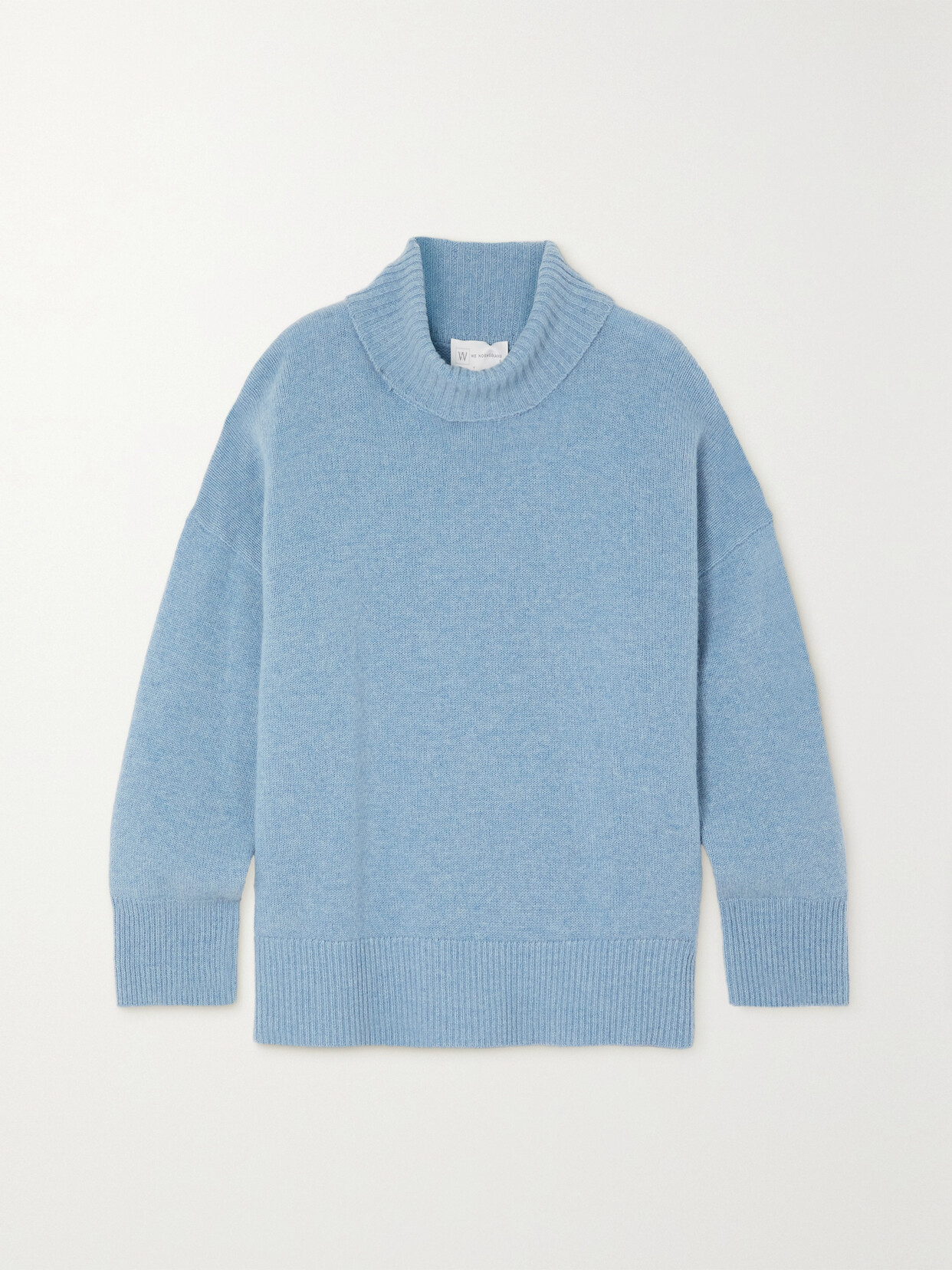 We Norwegians Blefjell Cashmere Turtleneck Sweater - Blue