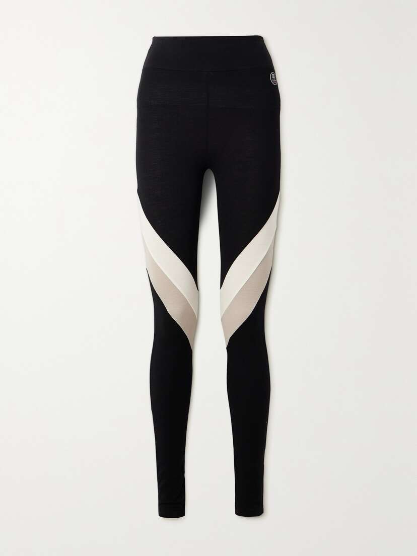 We Norwegians Voss Merino Wool-blend Piqué Leggings