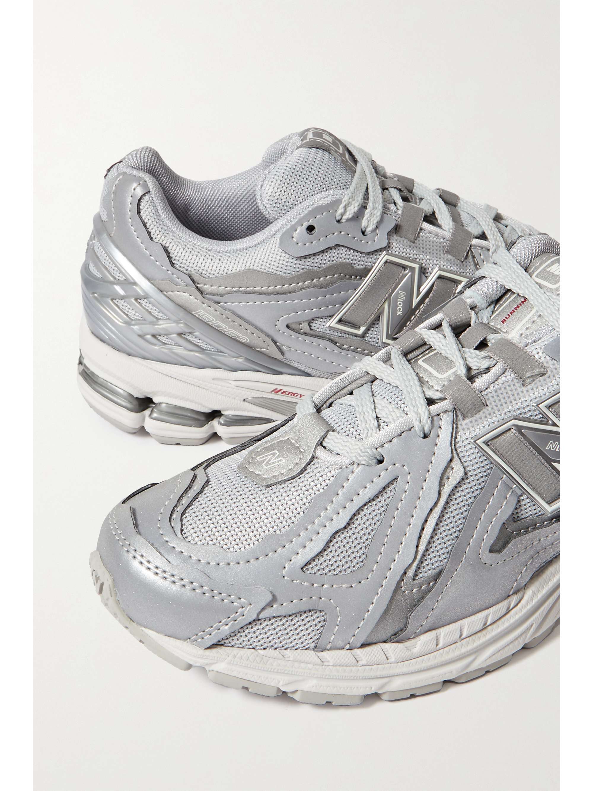 NEW BALANCE + Akio Hasegawa 1906 leather-trimmed mesh sneakers