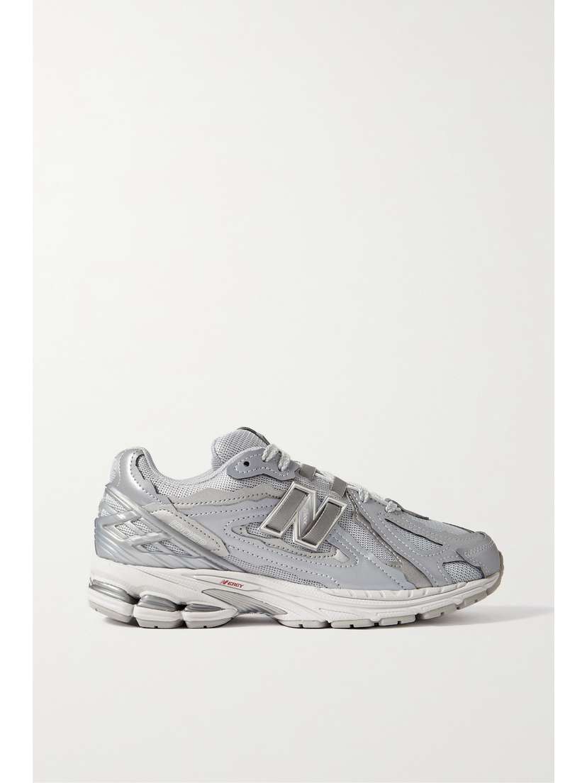 New Balance 1906 Metallic Faux Leather-trimmed Mesh Sneakers