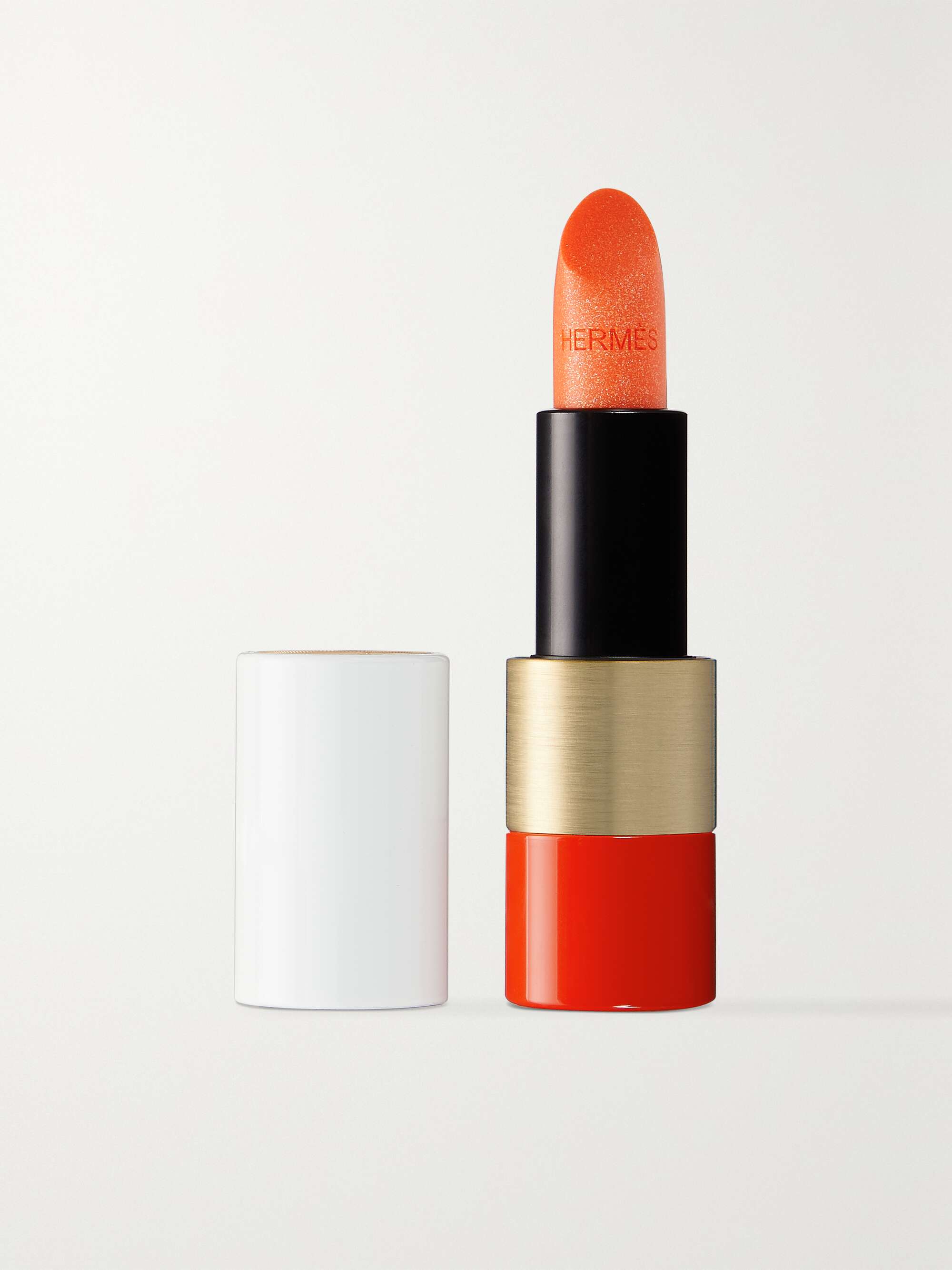 hermes rouge orange lipstick