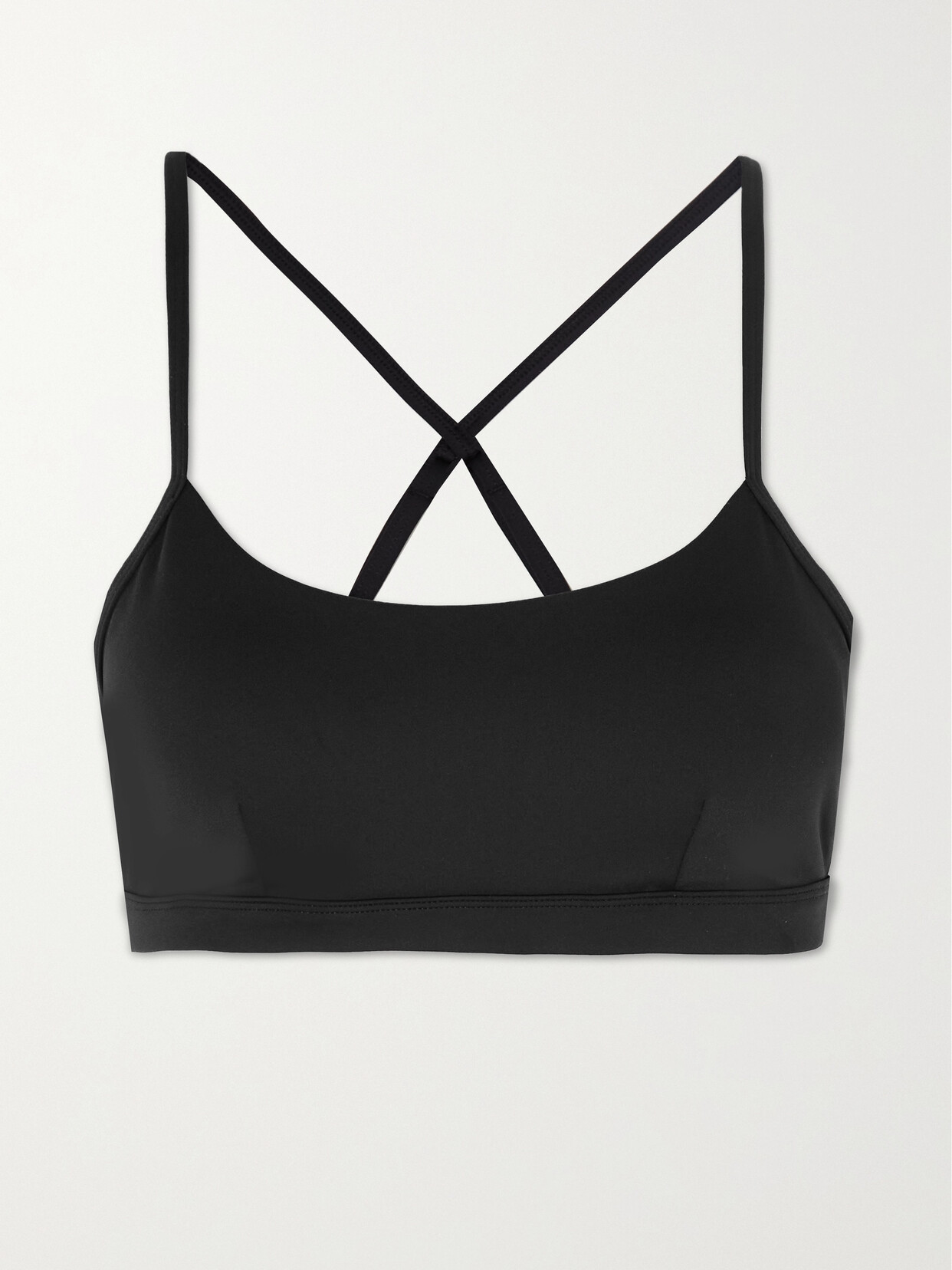 Alo Yoga - Airlift Intrigue Cutout Stretch Sports Bra - Black