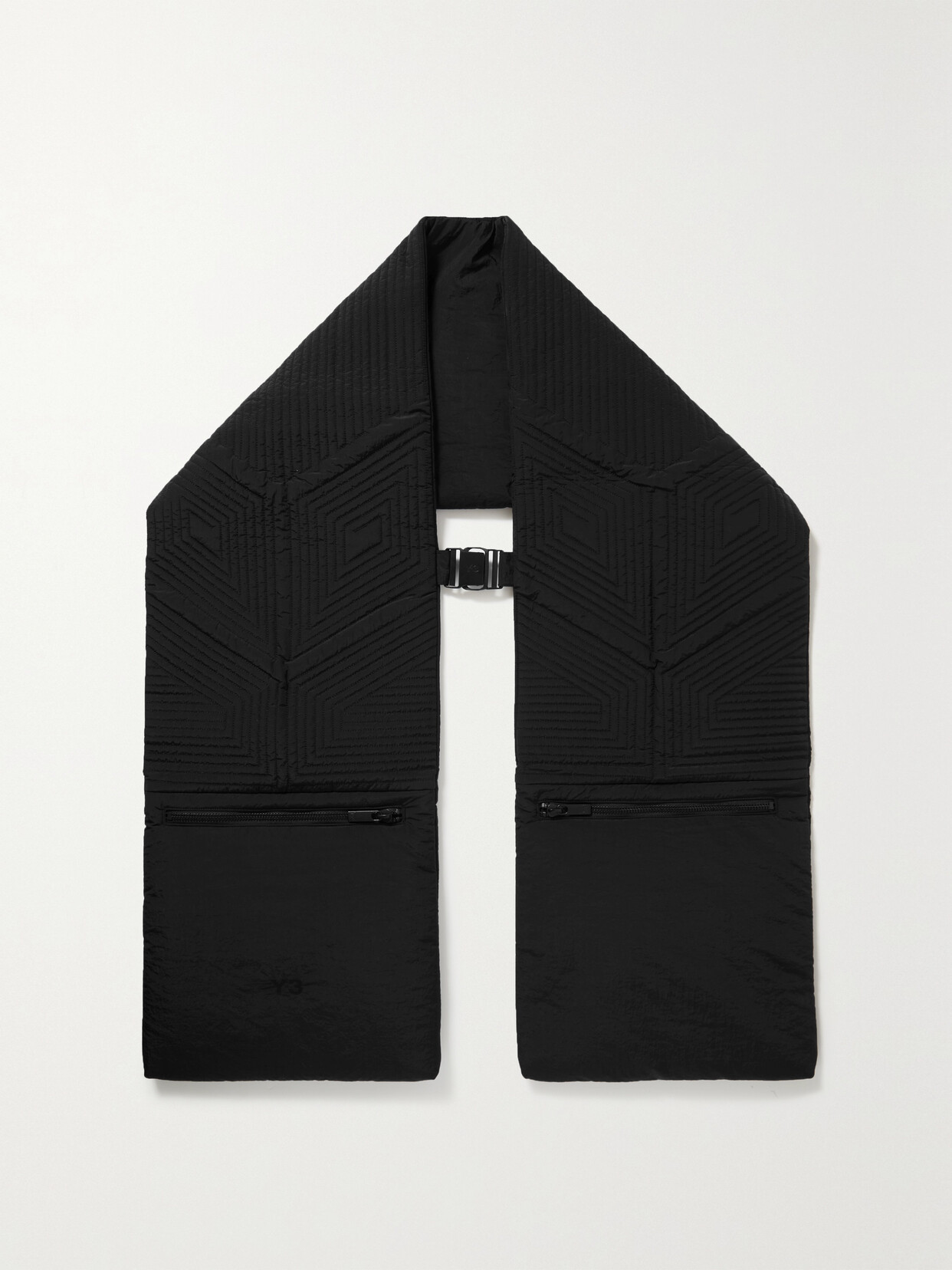 adidas Originals - Padded Quilted Recycled-shell Scarf - Black