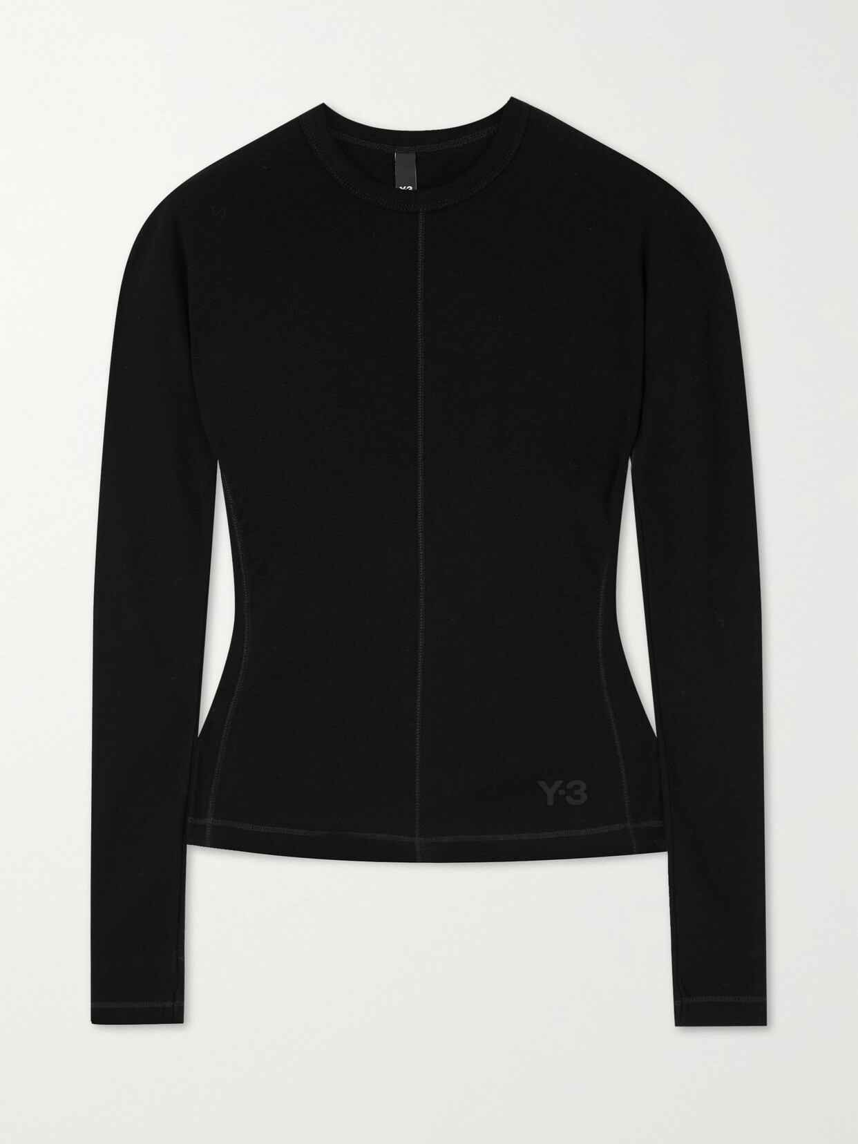 Y-3 Organic Cotton-jersey Sweater In Black