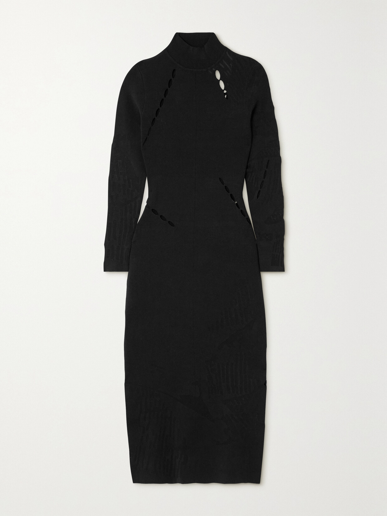 adidas Originals - Cutout Knitted Dress - Black