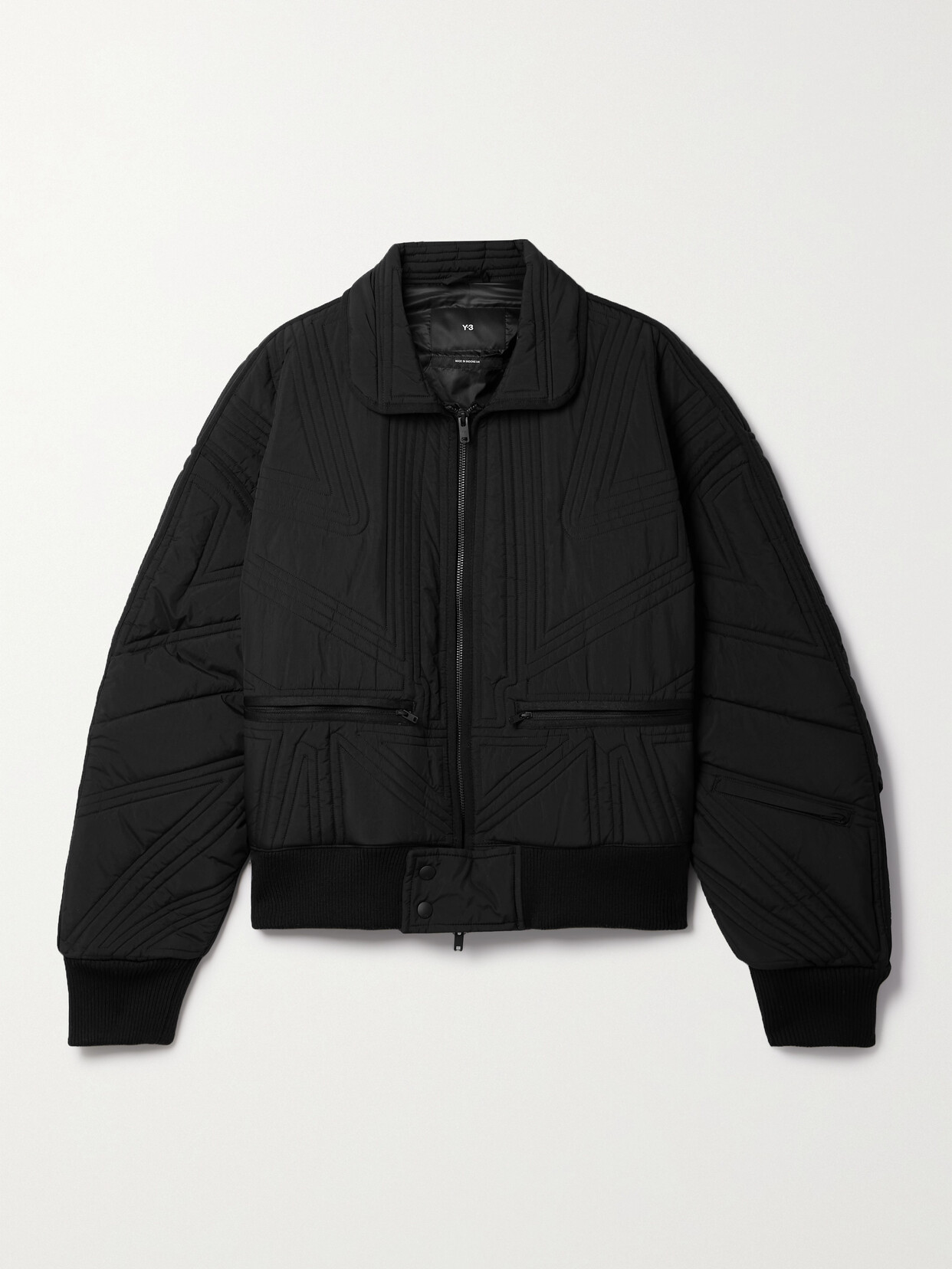 Adidas Originals Quilted Padded Shell Jacket In Black