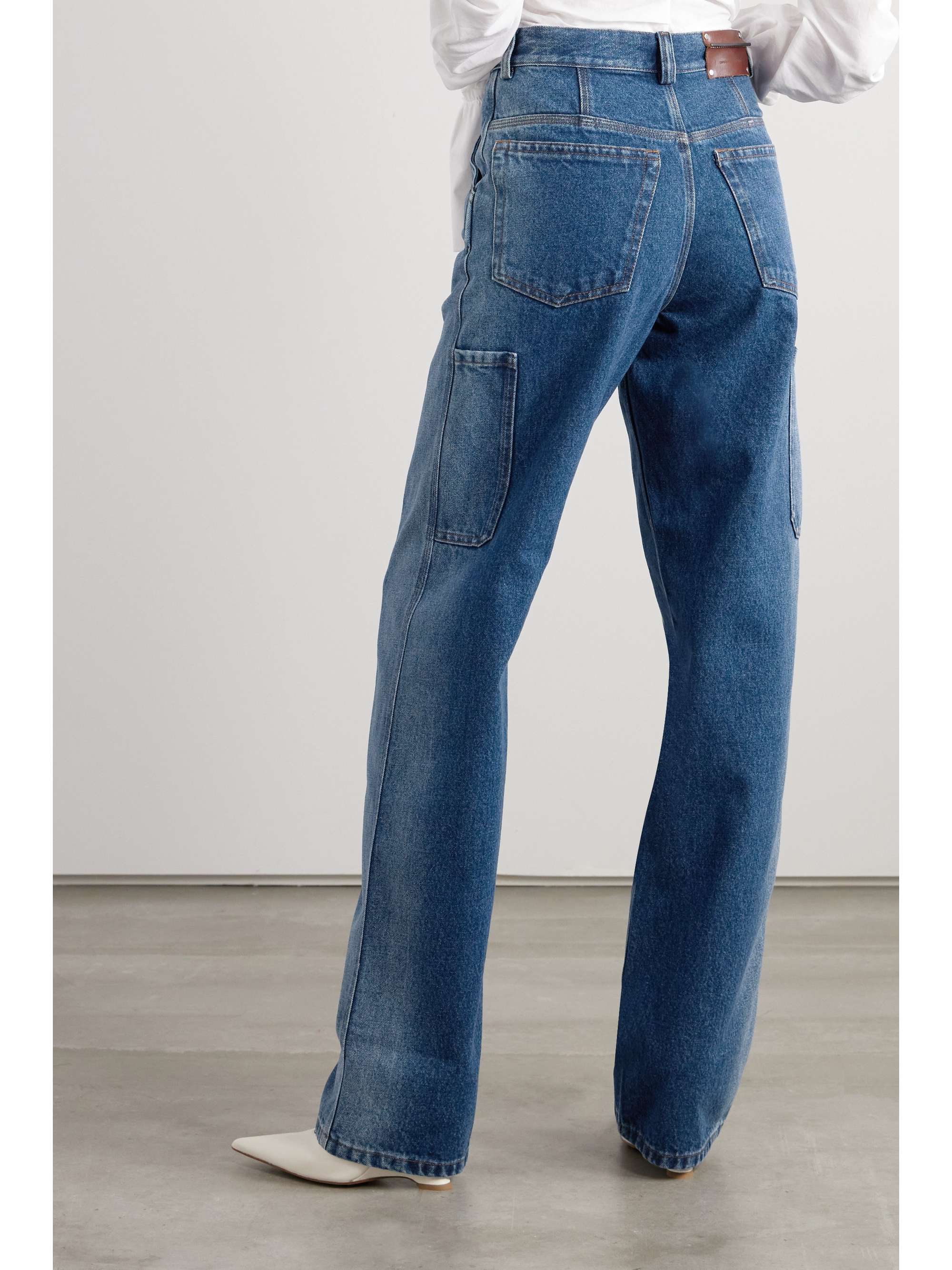 DRIES VAN NOTEN High-rise straight-leg jeans | NET-A-PORTER