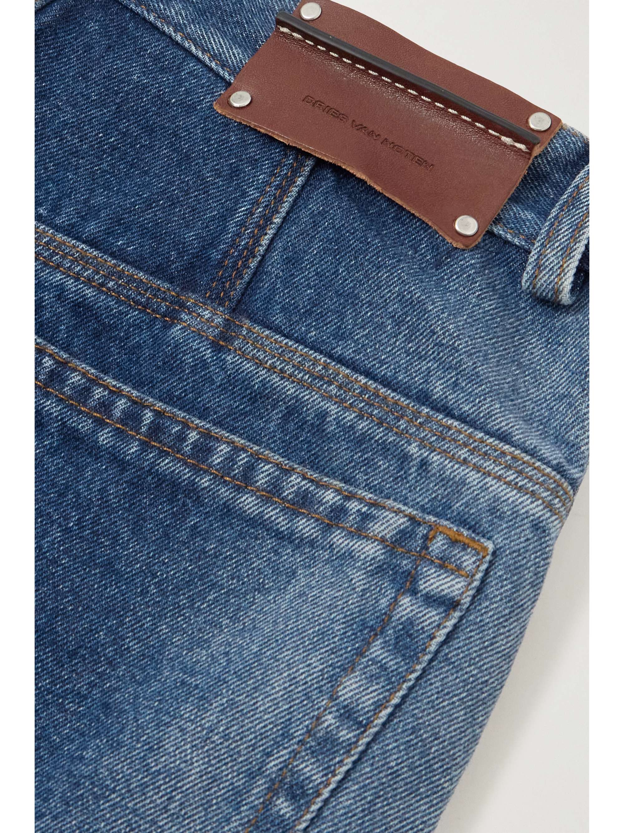 DRIES VAN NOTEN High-rise straight-leg jeans | NET-A-PORTER DRIES VAN NOTEN High-rise straight-leg jeans | NET-A-PORTER