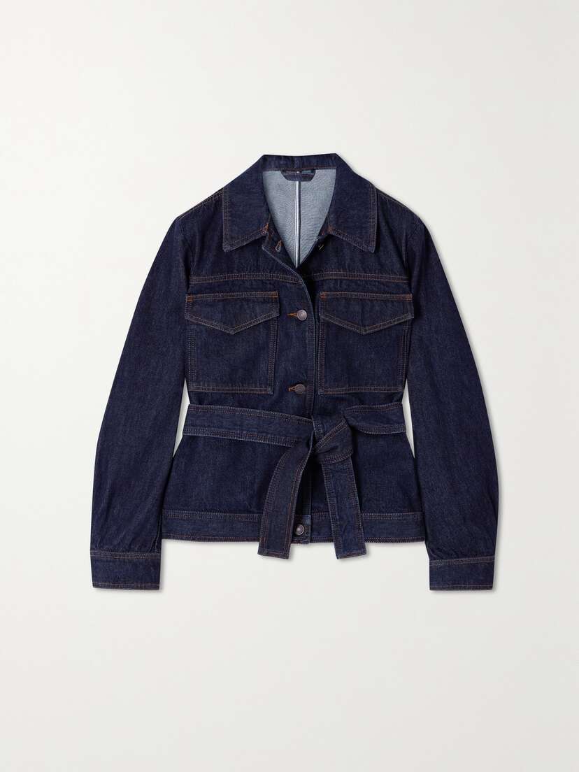 Dries Van Noten Belted Denim Jacket