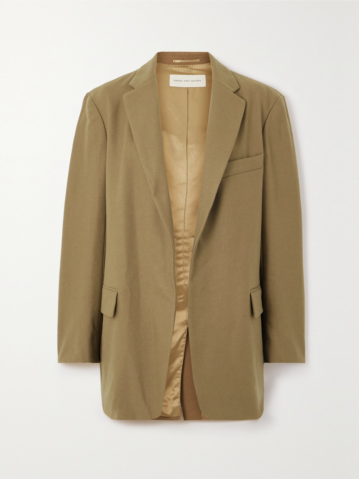 Dries Van Noten - Wool-blend Twill Blazer - Brown